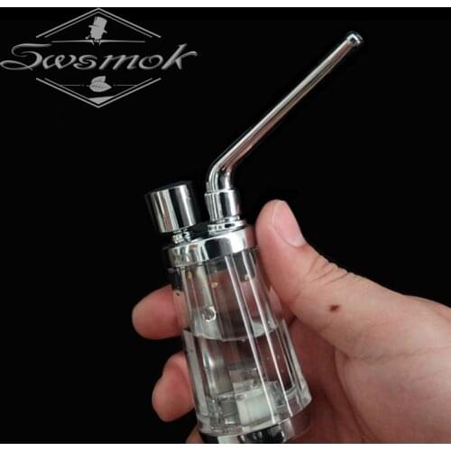 SWSMOK New Popular Bottle Water Pipe Portable Mini Hookah Shisha Tobacco Smoking Pipes Gift of Health Metal Tube Filter