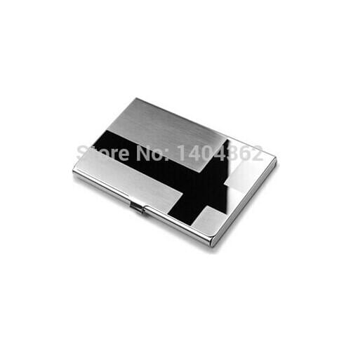 Factory WholeSale print laser logo Visit Card holder custom metal business card holders, custom logo for 10 pcs or above