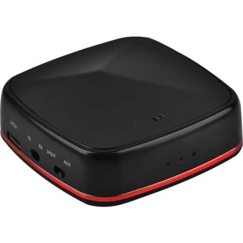 Portable bluetooth 5.0 CSR8675 Aptx HD low latency stereo audio Spdif optical toslink Aux 3.5mm transmitter receiver transceiver