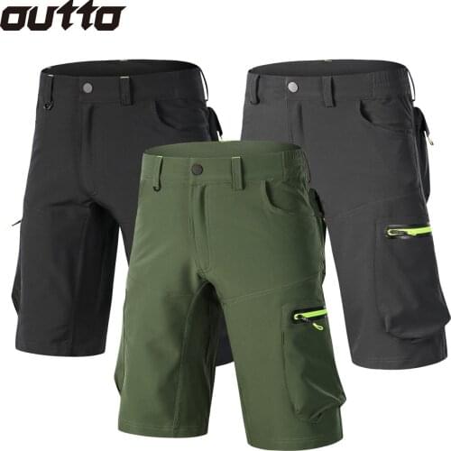 Plus Size Mens Cycling Shorts Outdoor Sports Mountain Bike Bicycle Riding Trousers Waterproof Breathable Loose Cycling Shorts