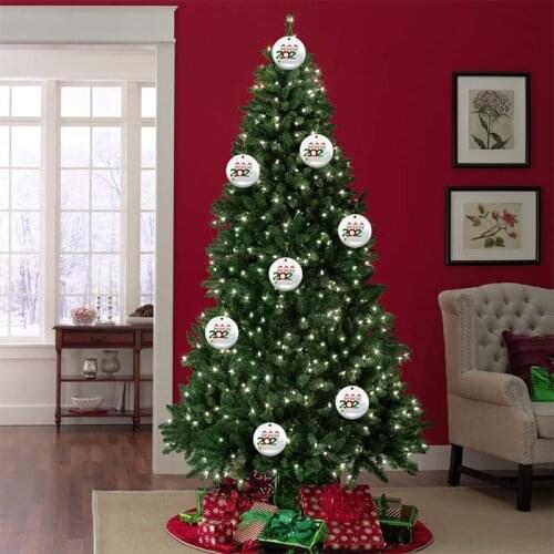 Christmas Tree Kids DIY Decoration for Home New Year Gifts Christmas Ornaments Santa Claus Xmas Tree
