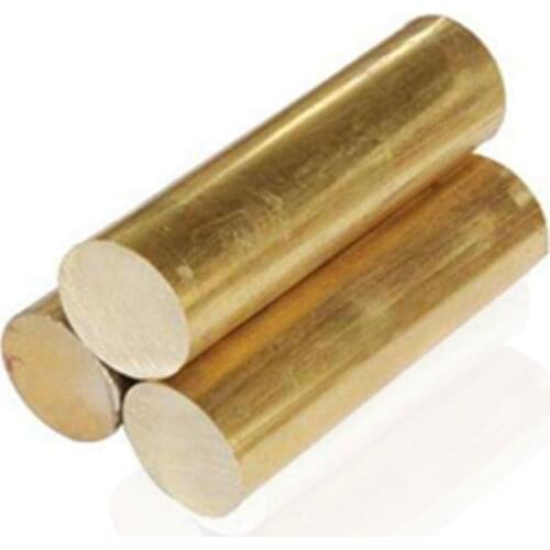 Solid round brass stick Diameter 18mm -40mm brass round rod bar length 200mm solid lathe cutting tool metal rods