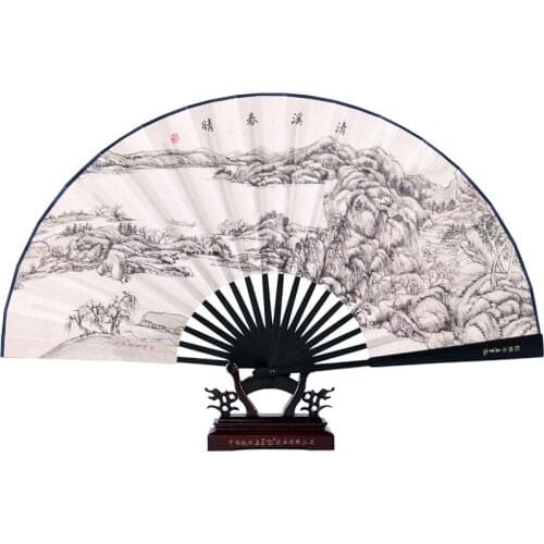 Fan folding fan mens Chinese style antique mens fan customization