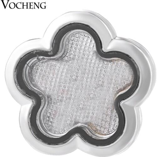 Vocheng Snap Charms 18mm Floating Locket Flower Interchangeable Jewelry Vn-1154