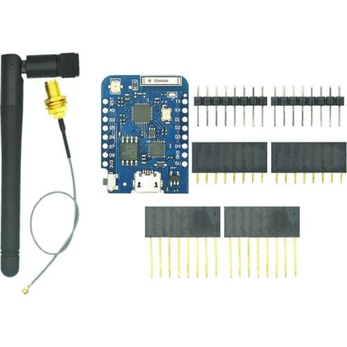 WEMOS D1 Mini Pro 4M 16M Bytes External Antenna Connector NodeMCU Based ESP8266 ESP-8266EX CP2104 WIFI Development Board Micro