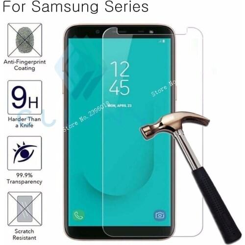 Glass on for samsung galaxy j3 j5 j7 2017 j4 j6 j8 2018 protective glas samsumg samsyng galax j 3 4 5 6 7 8 A10 30 50 M10 Film