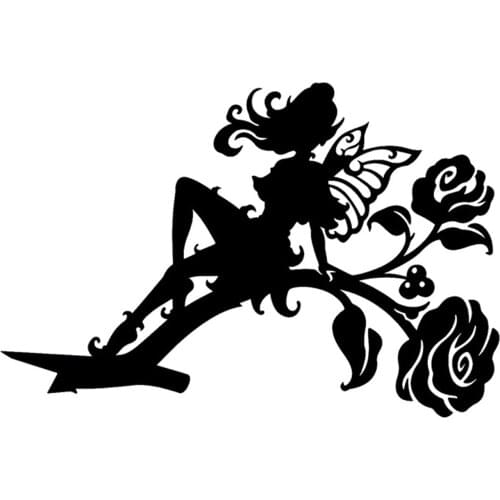 1pc Butterfly Fairy Metal Silhouette Used For Outdoor Garden Wall Decoration Or As Gifts For Kids Garden Backyard applied