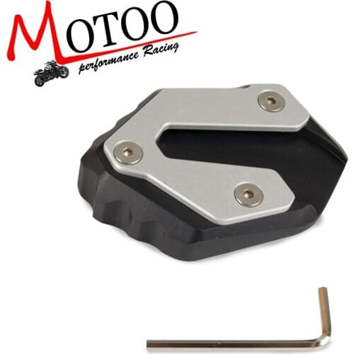Side Stand Pad Plate Kickstand Enlarger Support Extension For Yamaha MT-07 Tracer 700 XSR700 FZ-07 MT07 FZ07 2014-2019