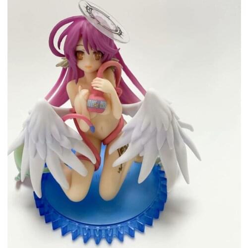 15CM NO GAME NO LIFE Anime Figure Jibril Close Number Irregular Number PVC Action Figure Collection Model Toys Gifts