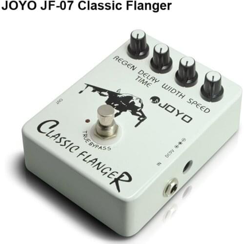 JOYO JF-07 Classic Flanger Guitar Effects Pedal with Speed Regain Width Delay Time Knob Paradise City True Bypass Free Shipping