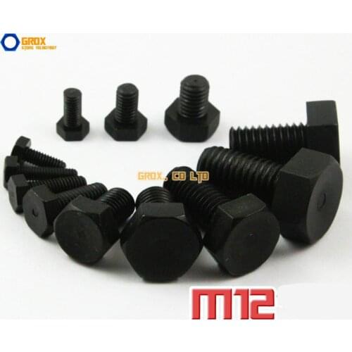M12 Black Nylon Hexagon Bolt Hex Head Screw Insulation Bolt