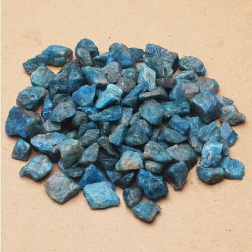 Natural Raw Blue Apatite Rough Stones Crystal gravel Minerals and Stones Rough Gemstone Specimen