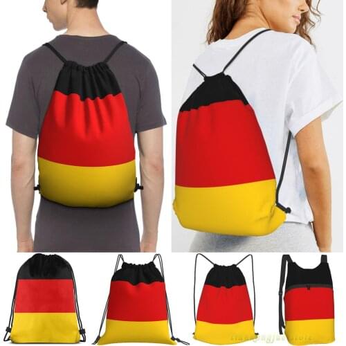 Germany Weltmeisterschaft Fahne Duvet - Deutschland Flag Tagesdecke Men Travel Sports Gym Bag Women Backpack Drawstring Bags