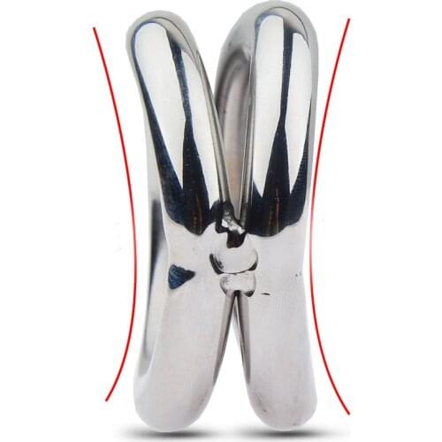 New Arrival Penis Rings Lock Sperm Delay Condoms Sex Toys For Men Masturbators Metal Curve Cocking Bdsm Cock Scrotum Erection