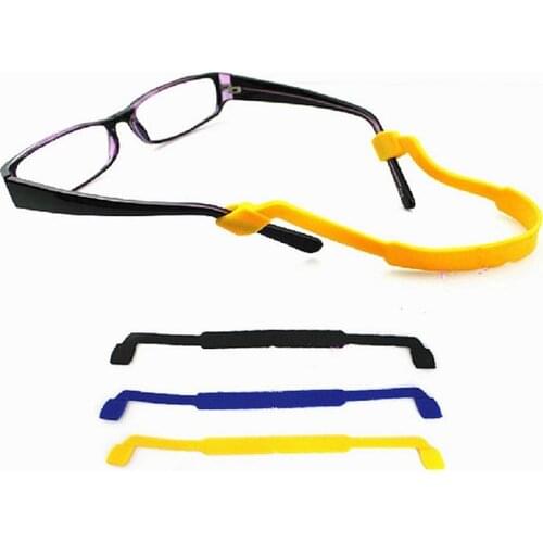 New Lanyard Chain Slip-resistant Glasses Super Soft Elastic Silica Gel Glasses