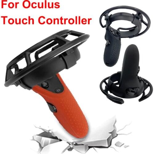 Plastic Controller Handle Protective Cover For Oculus Rift S /Quest1 Headset VR Shockproof Shell Game. Protective Ring Anti-imp