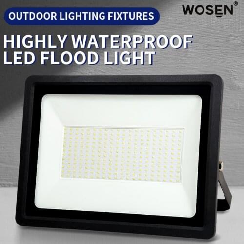 LED Flood Light 10W 20W 30W 50W 100W 150W 200W 220V IP65 Waterproof Spotlight Outdoor Lighting for House Exterior
