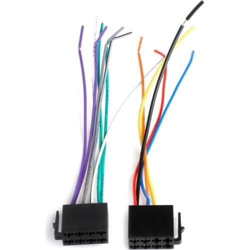 Universal Female ISO Wiring Harness Car Radio Adaptor Connector Wire Plug Kit for VW, for Audi, for Benz, for BMW, for Honda