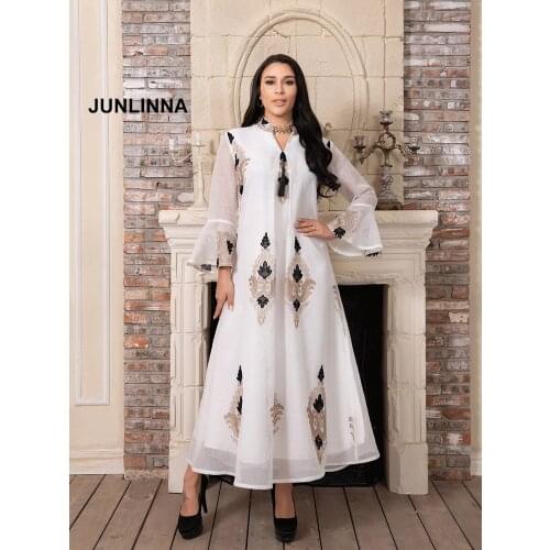 Evening Dress 2021 Fashion New Women Mesh Embroidery Dresses Robe Ayaba Casual Vestidos