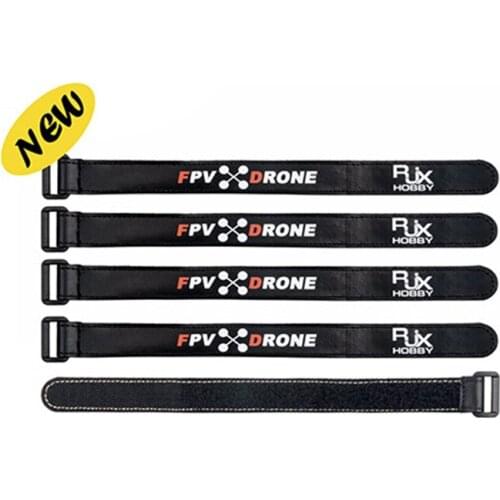 High Quality Non-Slip Magic Tape Battery Strap 300mmx20mm for RC Multirotor FPV Quadcopter Racing Drone RC Drone Black