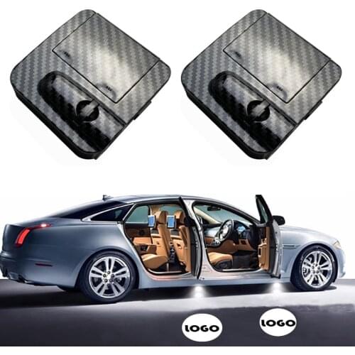 1PCS Custom Logo LED Car Door Welcome Light No Magnet Wireless Car Door Laser Projector Ghost Shadow Night Light Car Accessories