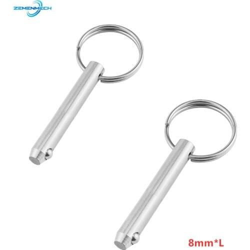 2PCS 8mm Quick Release Ball Pin For Boat Bimini Top Deck Hinge Marine Hardware Boat Accessories 316 Stainless Steel Release Tool