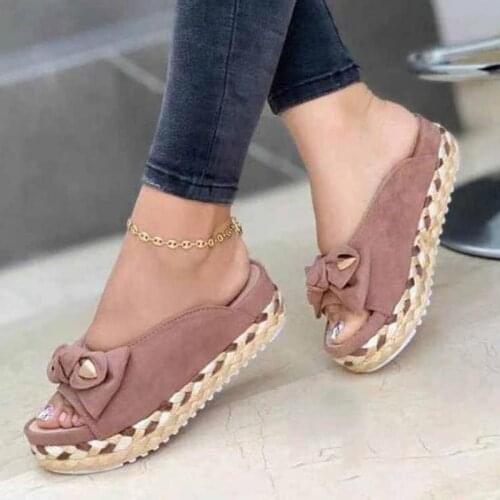 2021 Womens Shoes New Summer Sandals Platform Flat Shoes Ladies Wedge Sandals Casual Womens Shoes Zapatilla Mujer