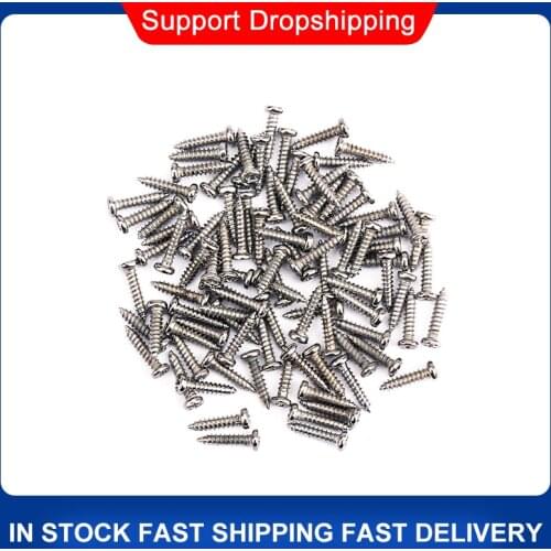 50 PCS Guitar Pegs Tuning Peg Tuning Key Screws Machine Heads Guitar Tuner Mounting Screws For Electric /Acoustic Guitar Bass