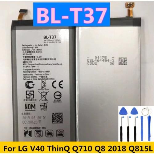 BL-T37 BL-T39 BL-T41 BL-T42 Battery For LG V40 Q Stylo4 Q710 MS CS G7 ThinQ G710 Q7+ LMQ610 G8 LMG820 QM7 V50 ThinQ 5G LM-V500