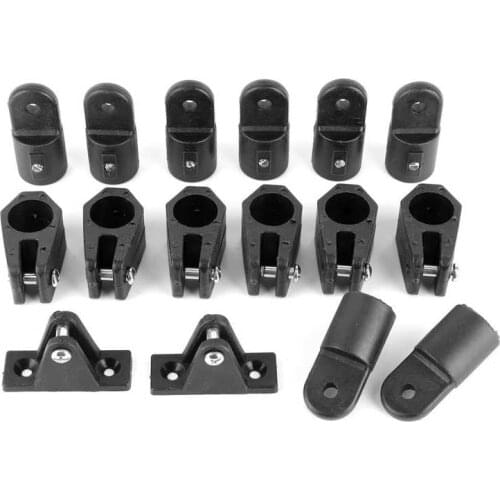 Auto Dosing Pump marine parts Set Boat Deck Hinge Jaw Slide Eye End Nylon Fitting for 22mm 7/8in Pipe or Tube