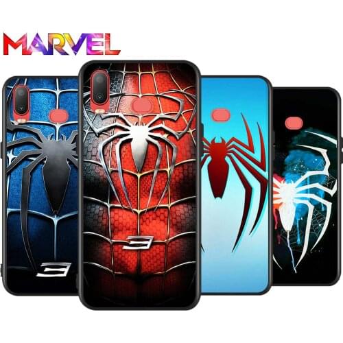 Spider Marvel Cool for Samsung Galaxy A9 A8 Star A750 A7 A6 A5 A3 Plus 2018 2017 2016 Black Phone Case Soft Cover