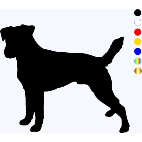 CK20440# Die-cut Vinyl Decal Jack Russell Terrier 2 Car Sticker Waterproof Auto Decors on Car Body Bumper Rear Window