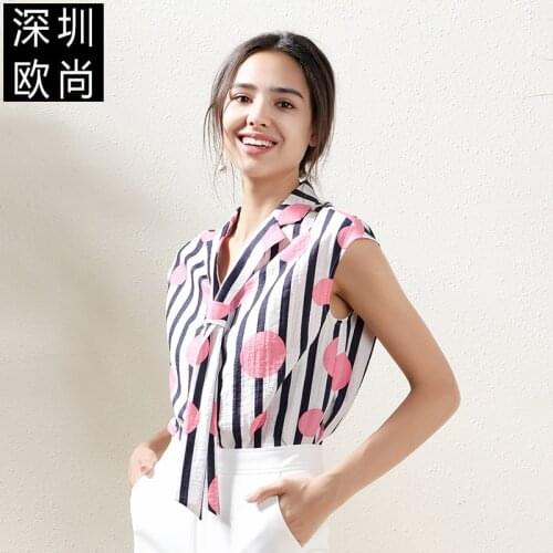 Блузки в горошек Davidartlife China At AliExpress