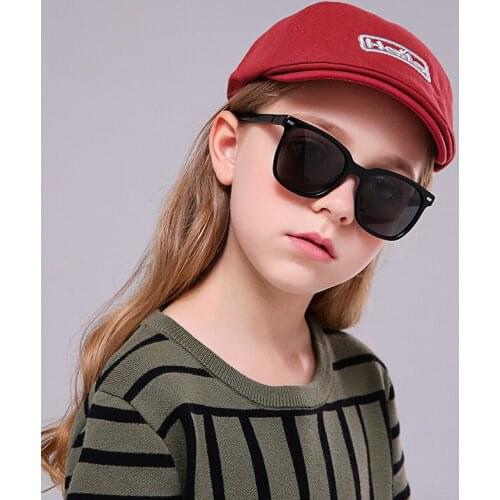Kids Sunglasses Fashion Vintage Boys Girls Baby Children Sun Glasses UV400 Eyewear Cool Classic Sport Square Polarized Lens 8313