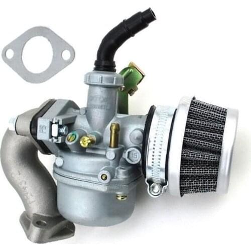 19mm PZ19 Carburetor Carburador Air Filter Intake Pipe 50cc 70cc 90cc 110cc For Taotao For Sunl For ATV Go-Kart
