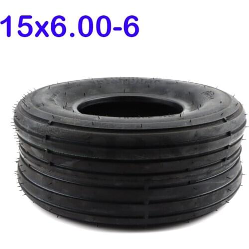 Electric Scooter Wheels Front Rear Tires 15x6.00-6 Inch Vacuum Tire Tubeless For China Harley Electric Scooter Tire Wheel