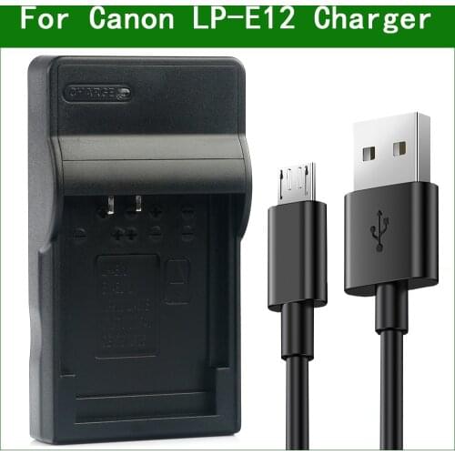 LP-E12 LP E12 LC-E12 Camera Battery Charger For Canon EOS M M2 M10 M50 M100 M200 100D Kiss X7 M Rebel SL1 PowerShot SX70 HS