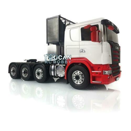 Metal 8*8 Chassis Motor LESU 1/14 Scan RC Tractor Truck Painted Hercul Cabin THZH0613-SMT2