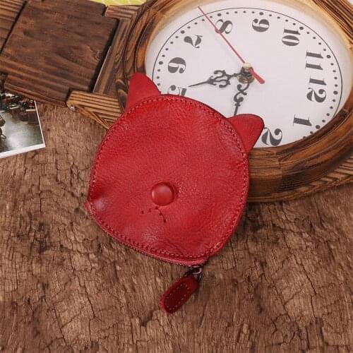 Cartoon Cute Coin Purse Vegetable Tanned Leather Animal Coin Purse Multifunctional Leather Small Wallet Coin Storage Bag PU Pack