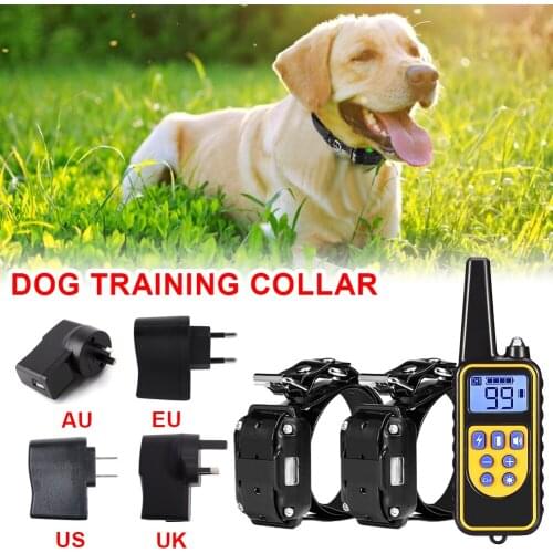 Dog Training Collar with Remote Rechargeable Waterproof Shock Collar for Dogs Beep Vibration and Shock