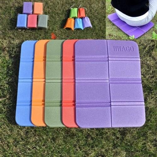 Outdoor Portable Folding Camping Mat Soft Waterproof Hiking Backpacking Trekking Beach Picnic Cushion Seat Pad Moistureproof Pad