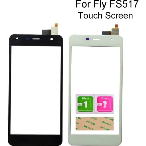 Touch Screen For Fly FS517 Digitizer Panel Sensor 3M Glue Wipes Touch
