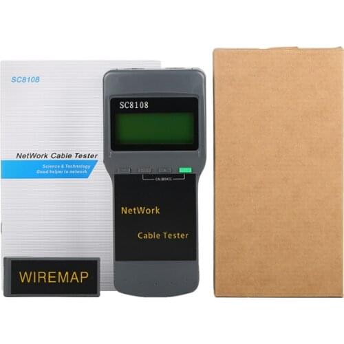 SC8108 RJ45 Network Tester LAN Length Cable Meter Measurement