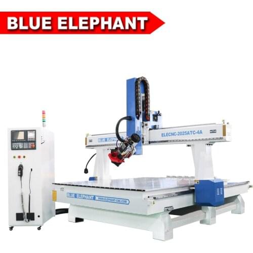Blue Elephant High Quality Wood Carving Hobby 2025 Atc Cnc Router woodworking cutting machine