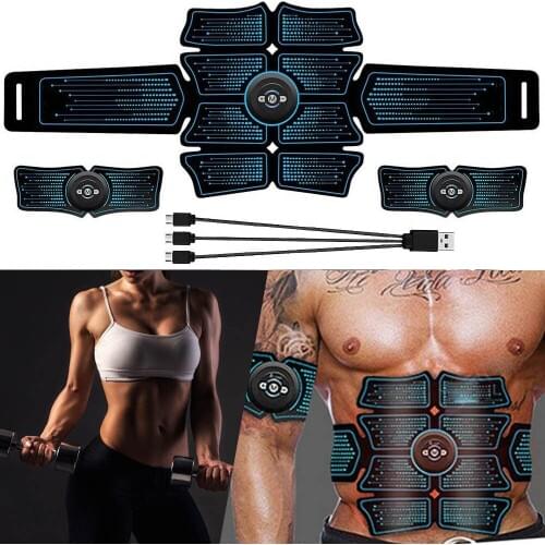Abdominal Muscle Stimulator Trainer EMS Belt Trainer Abs Fitness Equipment Training Gear Electromagnetic Stimulation Of Muscles