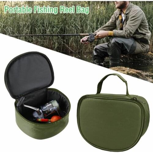 Outdoor Portable Oxford Cloth Fishing Bags Multifunction Waterproof Zipper Fishing Lure Bait Tackle Carrying Storage Case