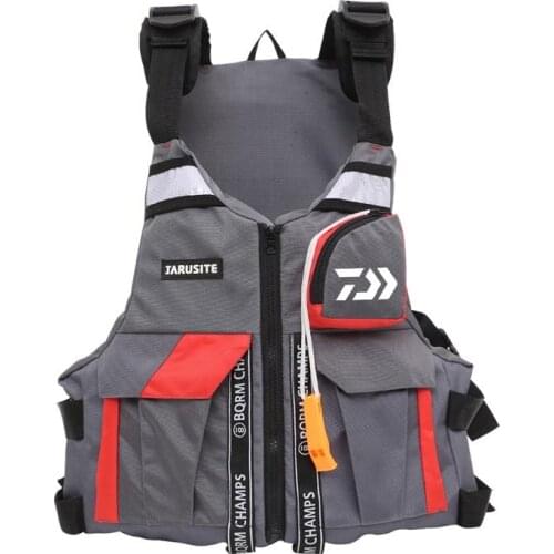 Outdoor Sport Portable Fishing Vest Floatation Swimming Life Drifting Travel Jacket Multiple Pockets Comfortable Vests
