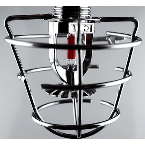 1Pc Universal Fire Sprinkler Head Guard Cover Headguard Metal Heavy Duty Chrome Plated Fire Sprinkler Hood 69x67mm