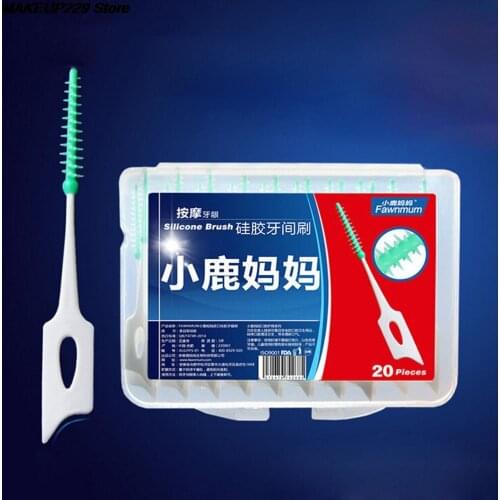 20Pcs/lot Oral Dental Toothpick Flosser Floss Sticks Teeth Stick Tooth Picks Interdental Brush Teeth Clean Dental Floss Stick