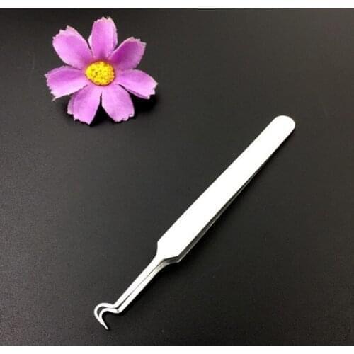 200pcs Stainless steel curved blackhead acne clip pimple comedone remover face cleaner 3 options 8.5cm DHL